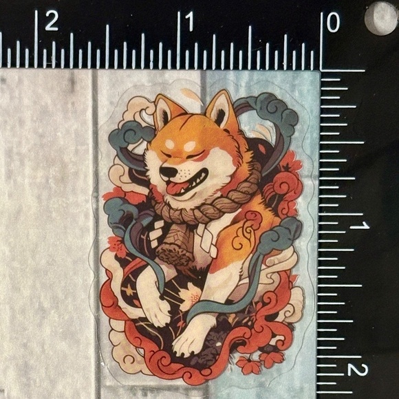 ๐10/$10๐ Translucent Japanese Tattoo Art Reusable Waterproof Vinyl Sticker Dec - Picture 1 of 1